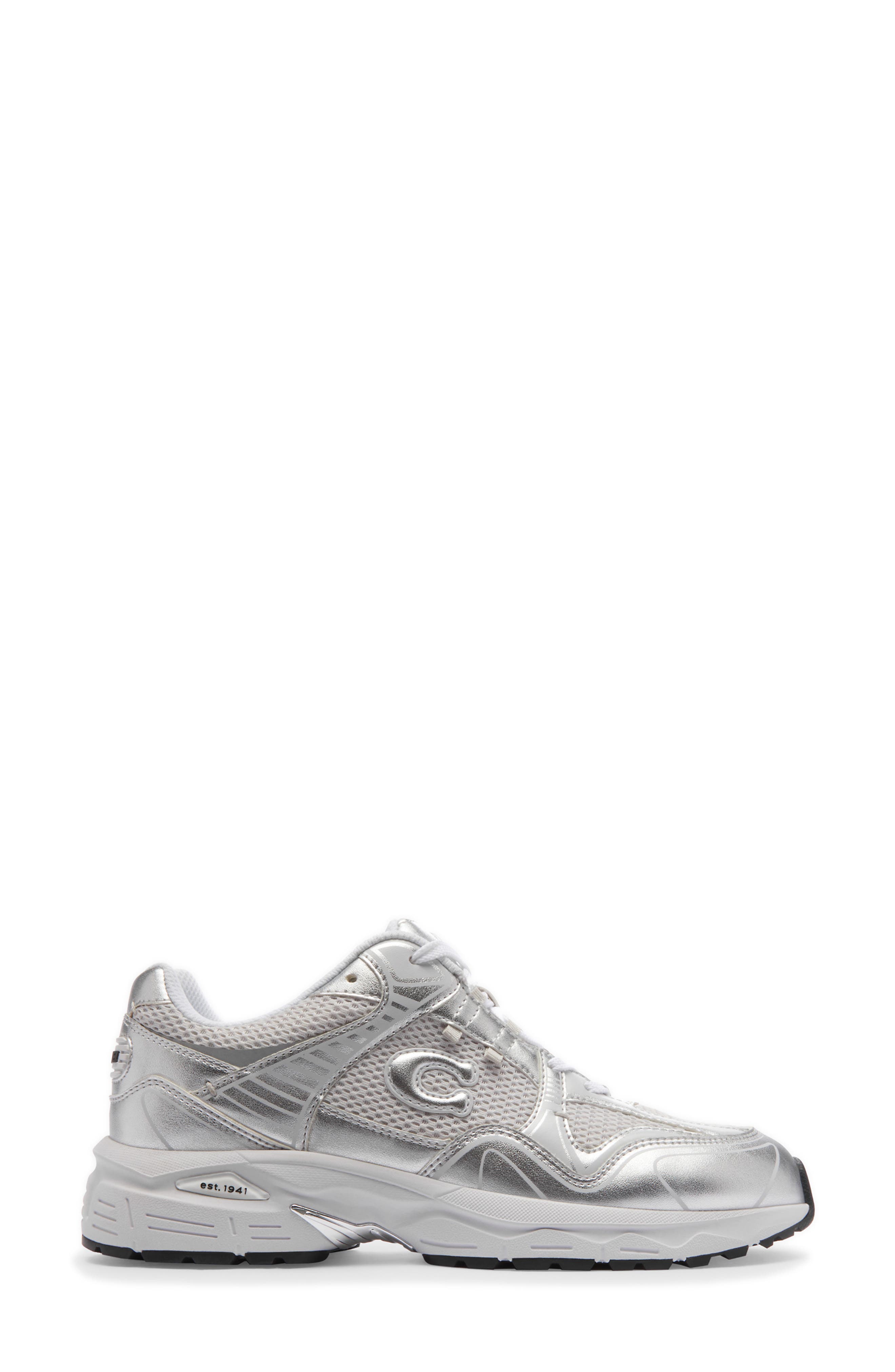 COACH C301 Metallic Sneaker, Alternate, color, 