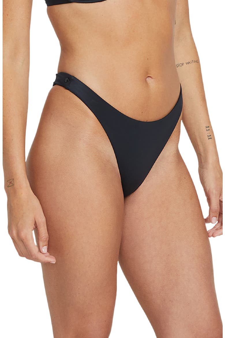 Simply Seamless Tiny Bikini Bottoms, Main, color, BLACK