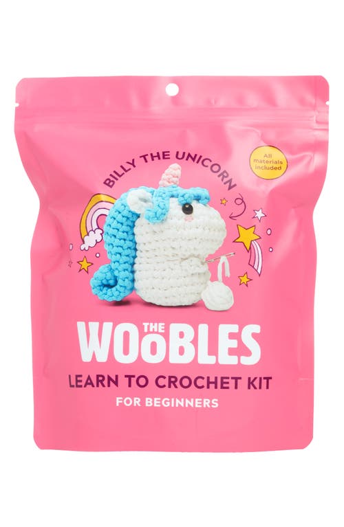 THE WOOBLES Unicorn Crochet Kit in White  product