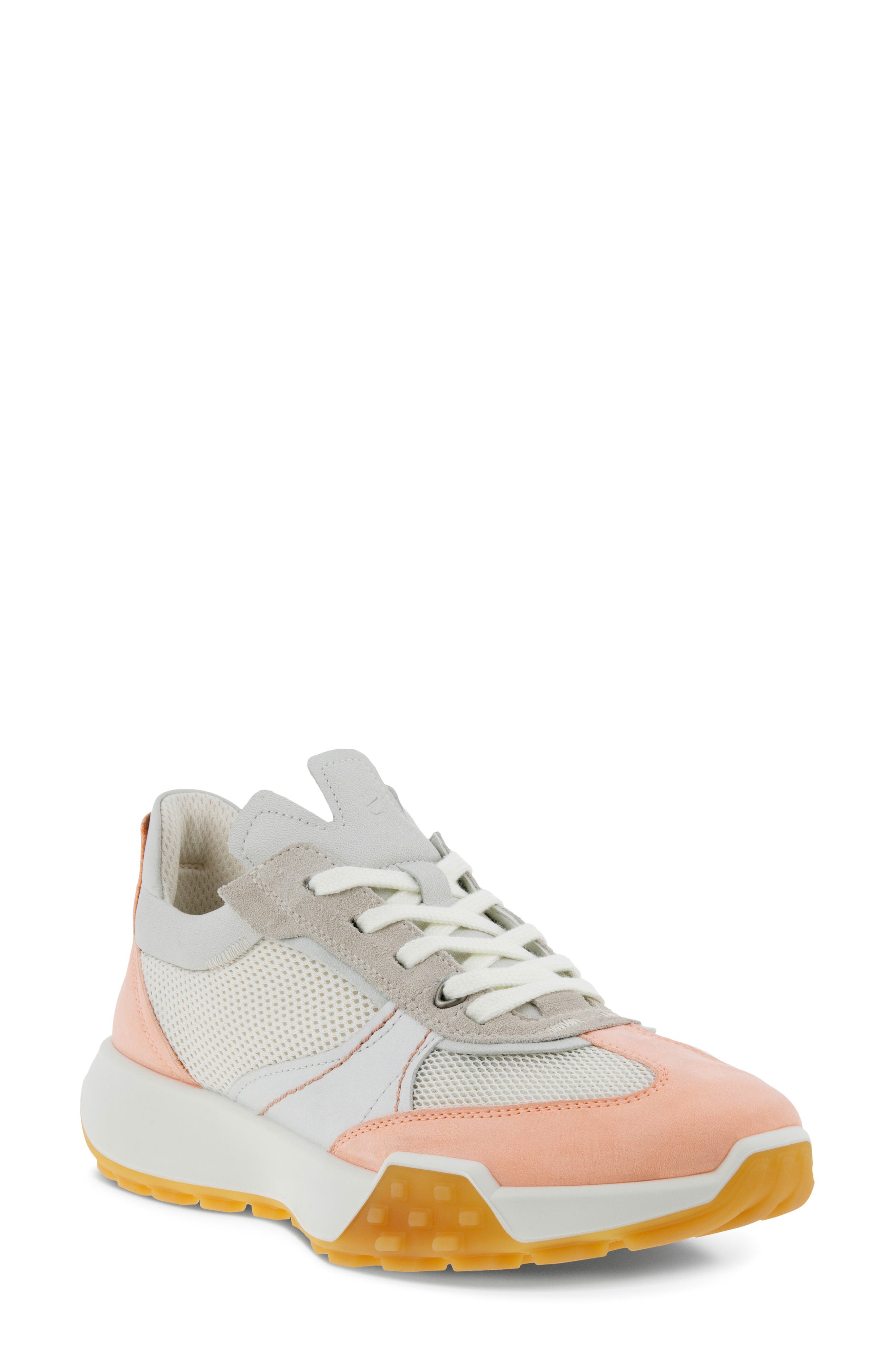 Retro Sneaker, Main, color, GREY/ CORAL PINK