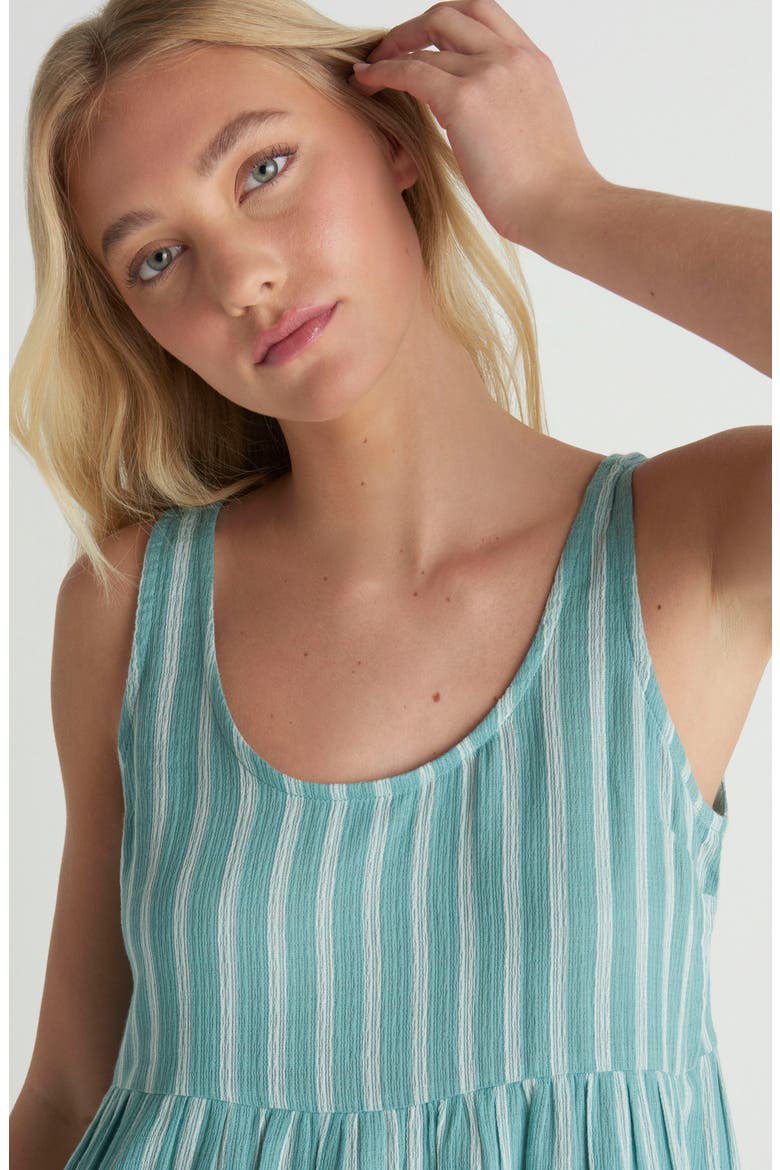 Hidden Treasures Babydoll Minidress, Alternate, color, REEF WATERS
