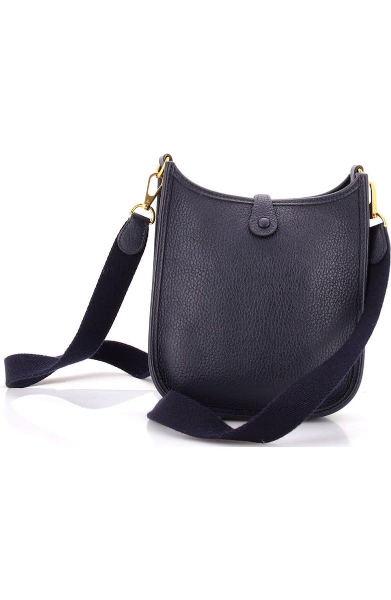 Pre-Owned Hermes Evelyne Bag Gen III Clemence TPM, Alternate, color, Bleu Indigo