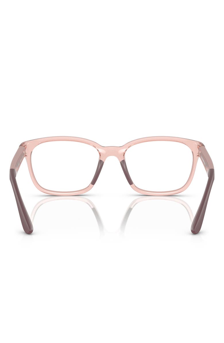 Emporio Armani Kids' 47mm Pillow Optical Glasses, Alternate, color, Shiny Pink / Demo Lens