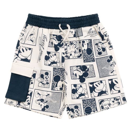 Disney Short Sleeve Hoodie & Shorts Set In Multi
