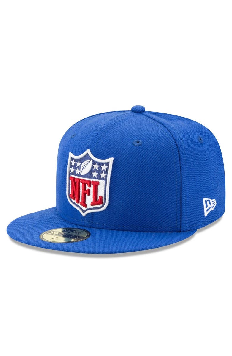 New Era Men's New Era Royal NFL Shield Logo 59FIFTY Fitted Hat, Alternate, color, 