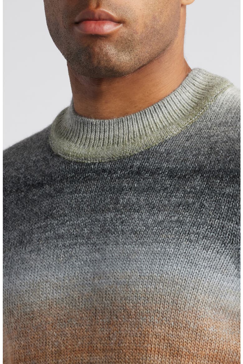 Buddy Crewneck Long Sleeve Knit Virgin Wool Blend T-Shirt, Alternate, color, SALVIA