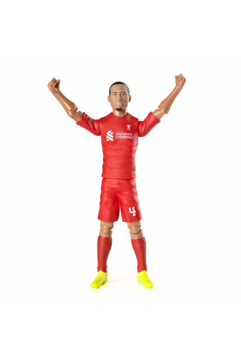 SOCKERS Liverpool F.C. Virgil Van Dijk 8" Collectible Soccer Action Figure, Alternate, color, Red