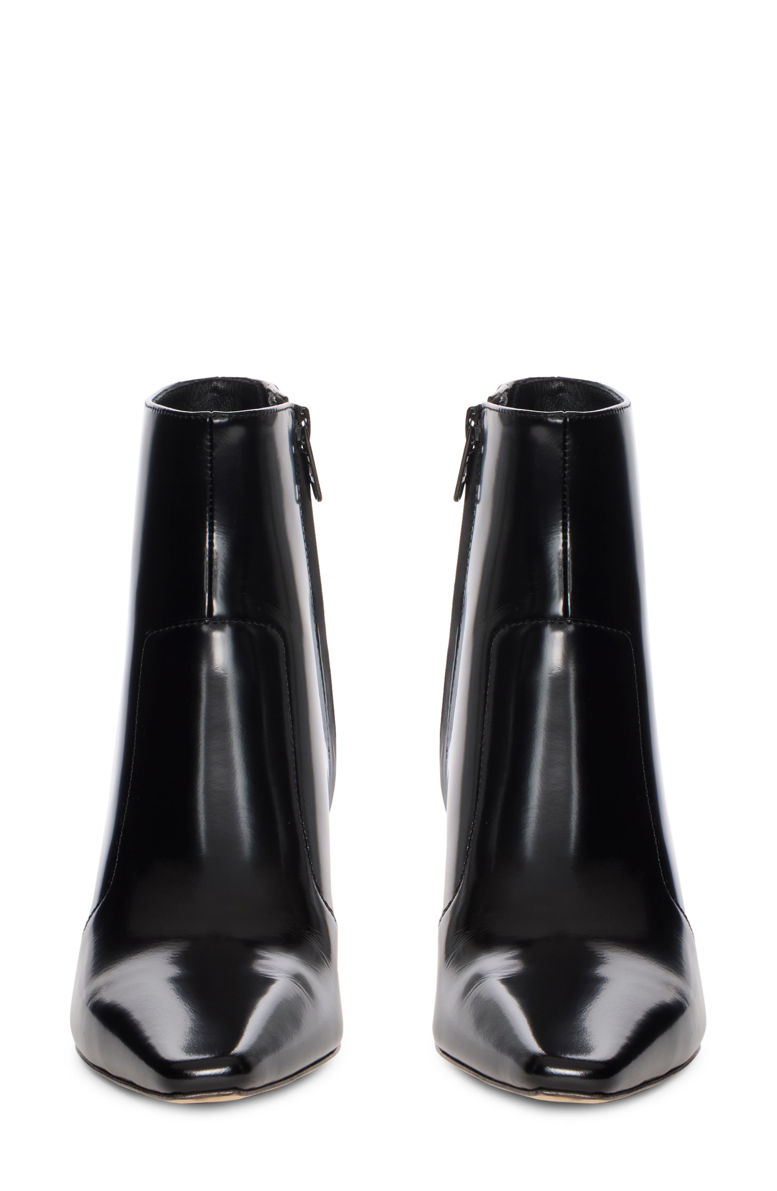 Welsley Leather Bootie, Alternate, color, BLACK