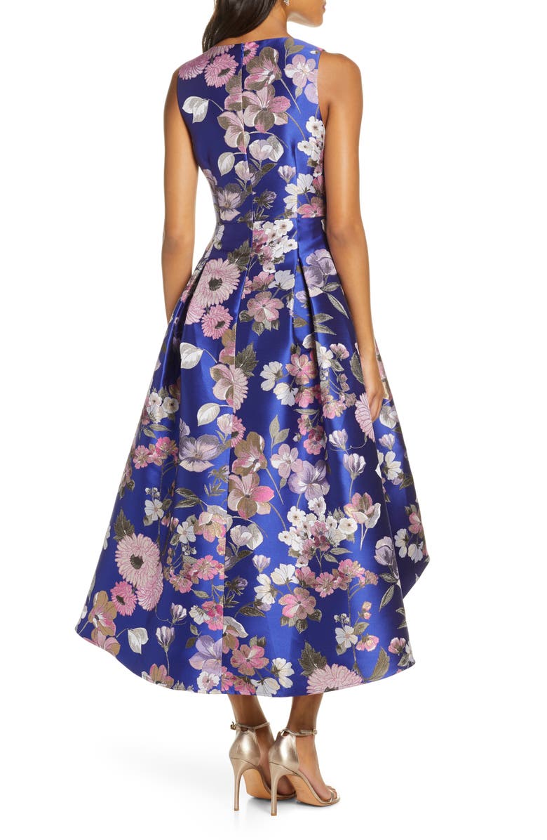 Eliza J Floral Fit & Flare Dress, Alternate, color,