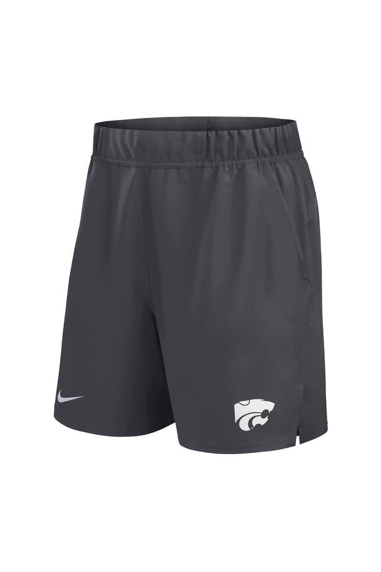 Men's Nike Anthracite Kansas State Wildcats Performance Victory Shorts, Alternate, color, Anthracite
