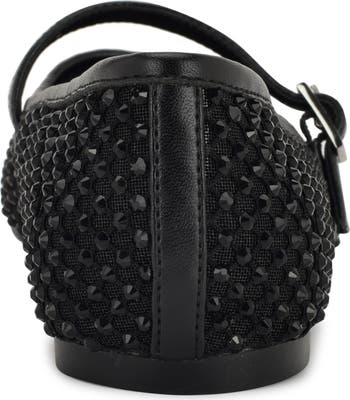 Nine West ポイントトゥ クリスタル フラット シューズ Bray 30743823_fpx.tif?$filterlrg$&