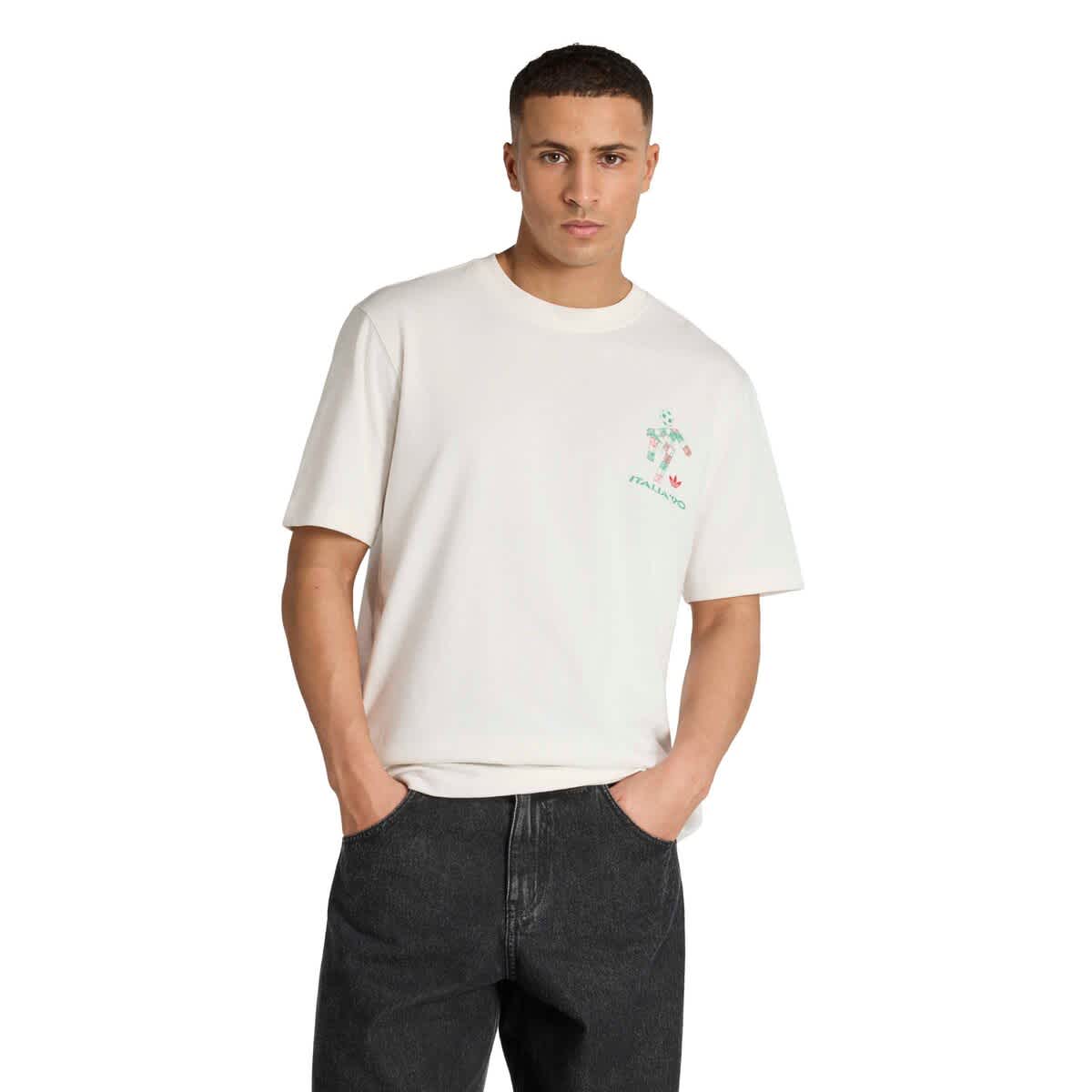 Men's adidas White 1990 FIFA World Cup Ciao Mascot T-Shirt (Men