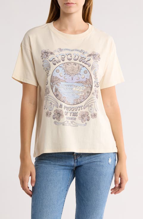 Celestial Search Relaxed Graphic T-Shirt