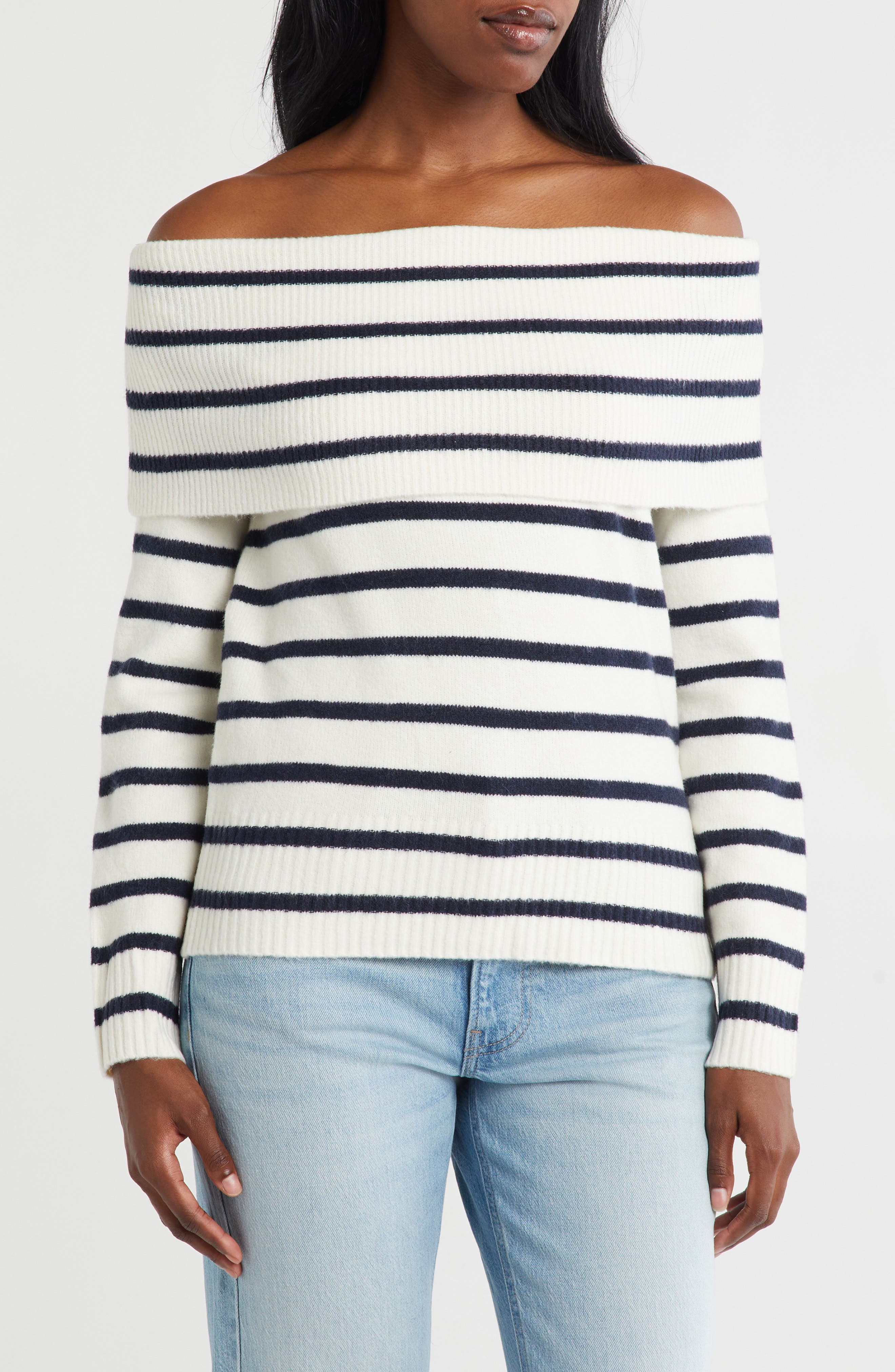 Lucky Brand Cloud Off the Shoulder Sweater