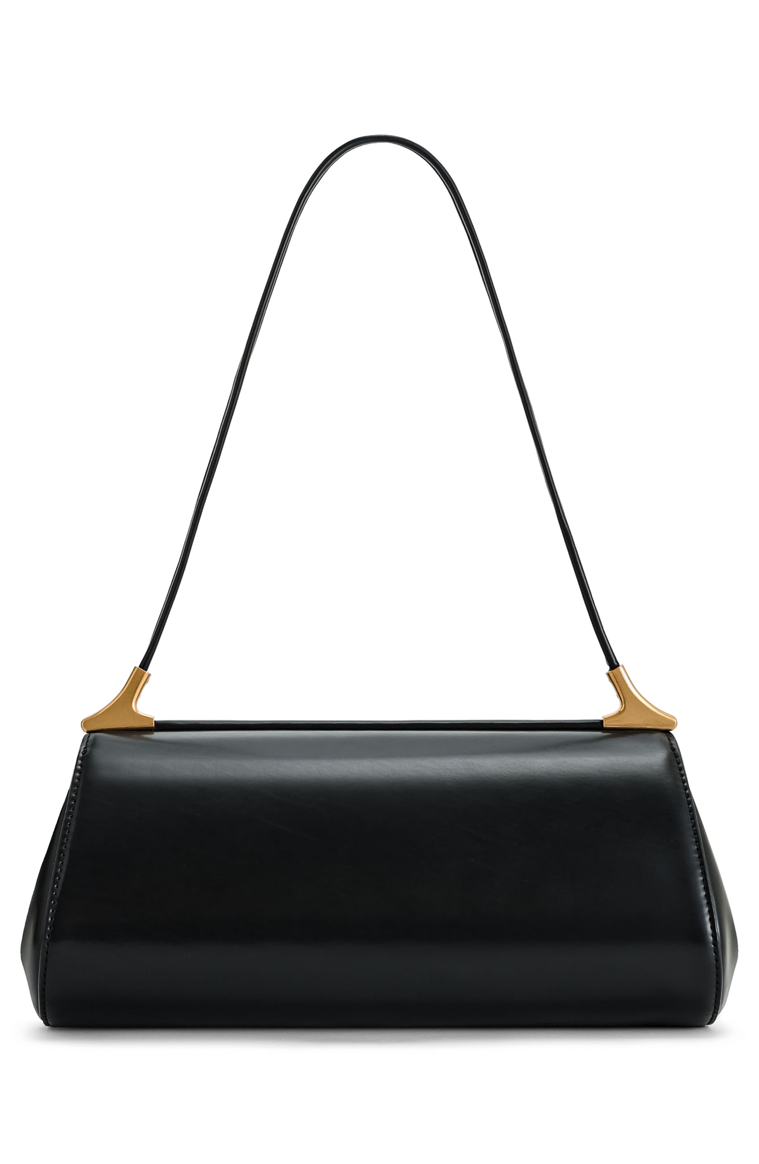 JW PEI Eloise Faux Leather Shoulder Bag, Alternate, color, Black