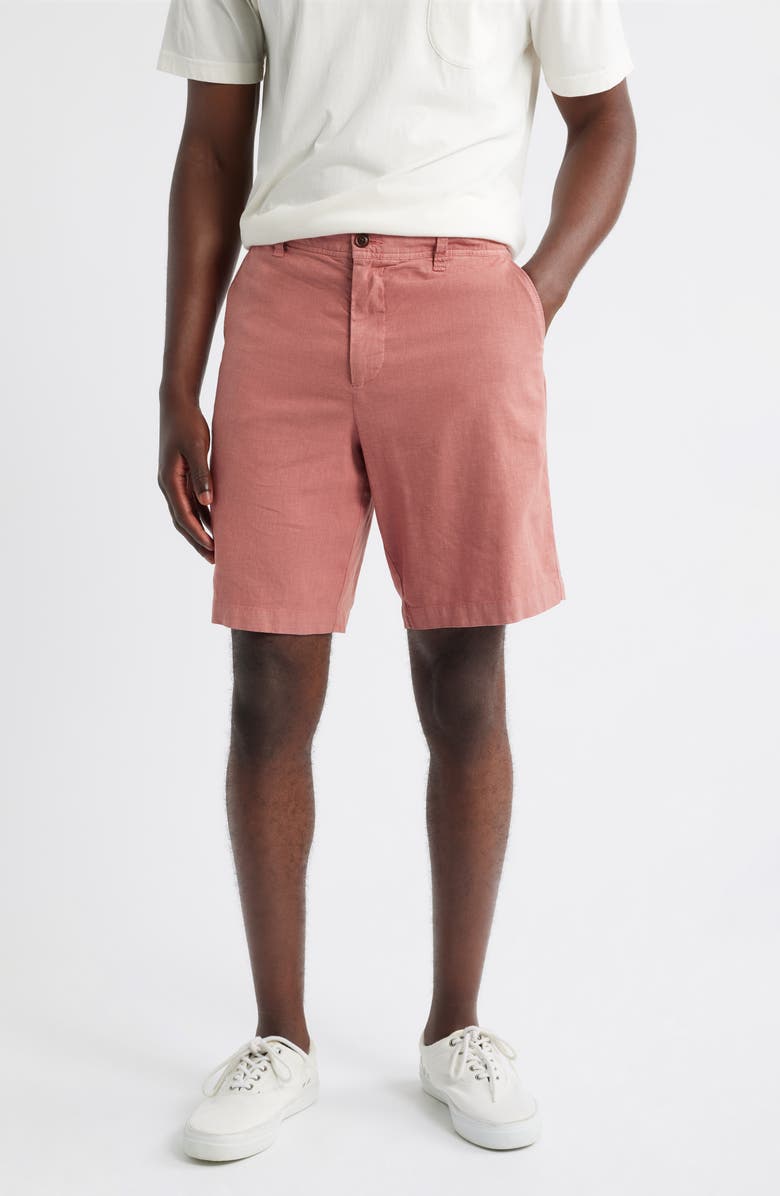 Rails Boden Linen Blend Shorts, Main, color, Nantucket Red