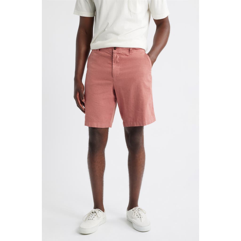 Rails Boden Linen Blend Shorts In Red