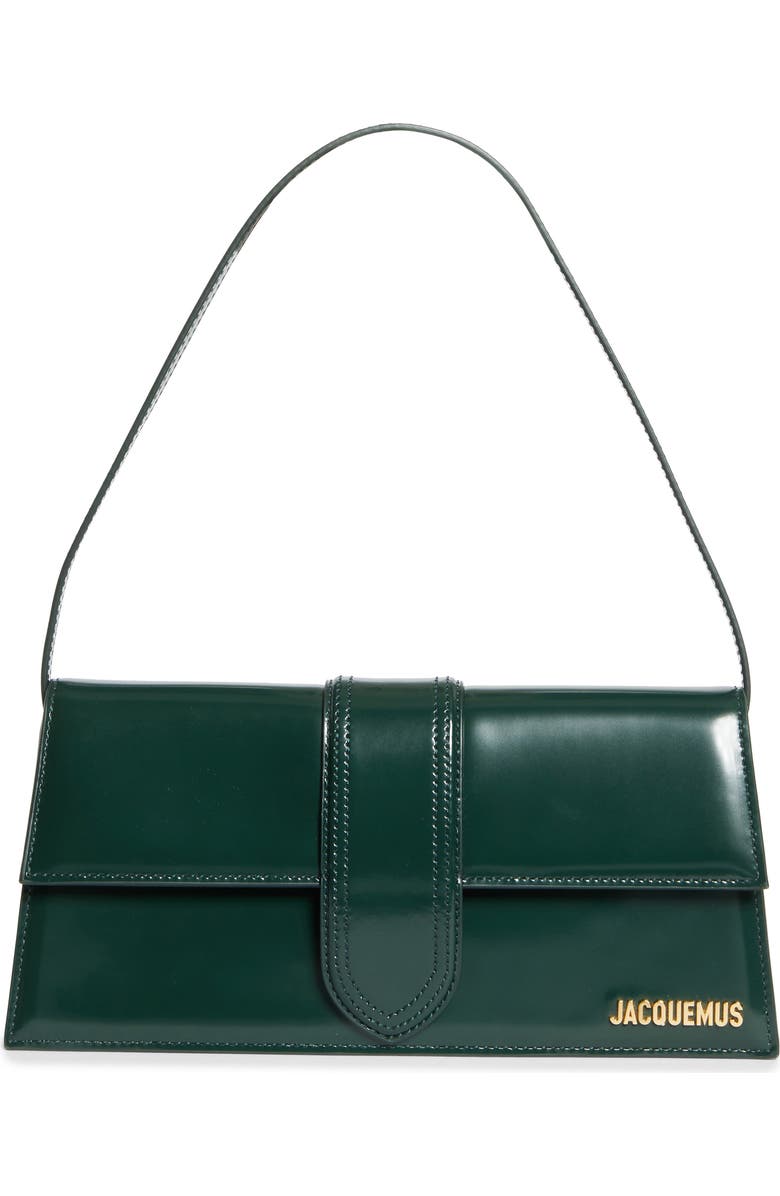 Jacquemus Long Le Bambino Leather Shoulder Bag, Main, color,