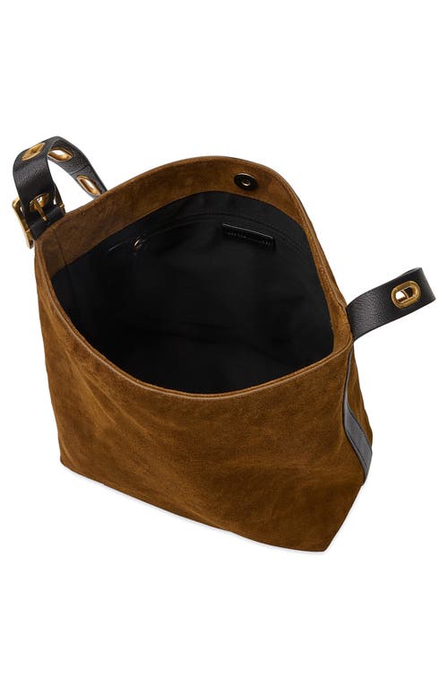 Rebecca Minkoff Crosby Bucket Shoulder Bag In Brown