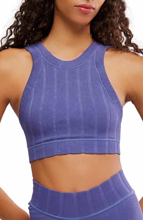 Race Me High Neck Sports Bra