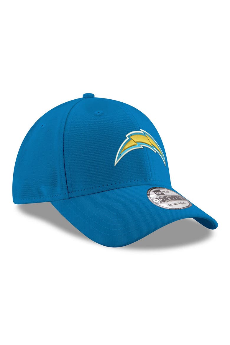 Men's New Era Powder Blue Los Angeles Chargers The League Logo 9FORTY Adjustable Hat, Alternate, color, POWDER BLUE
