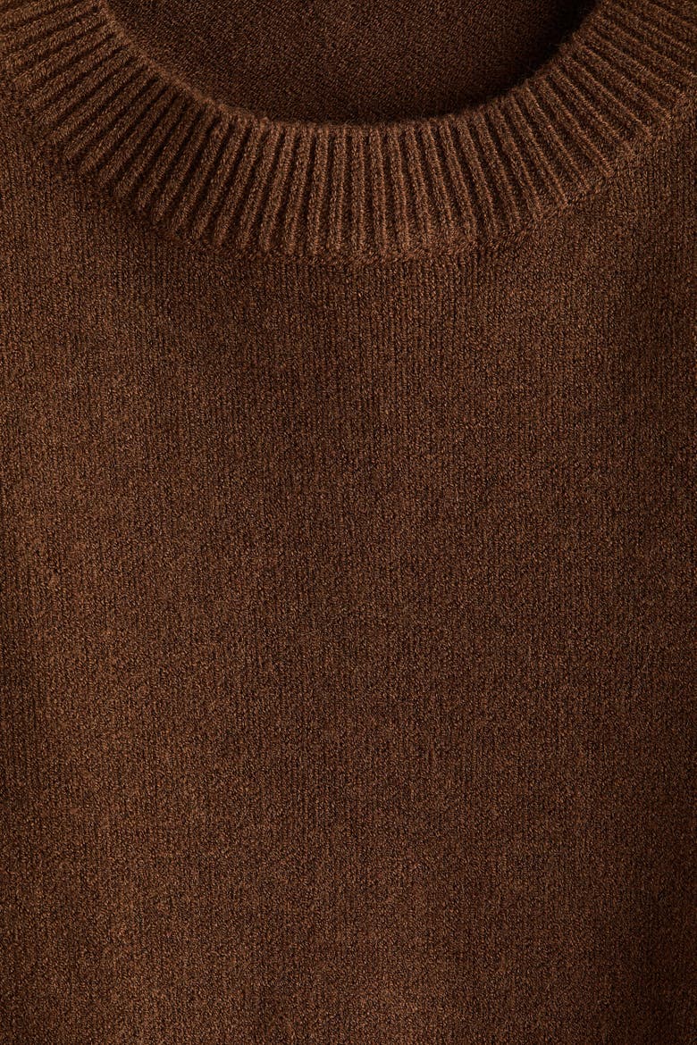 Shoulder-pad Jumper, Alternate, color, Dark brown