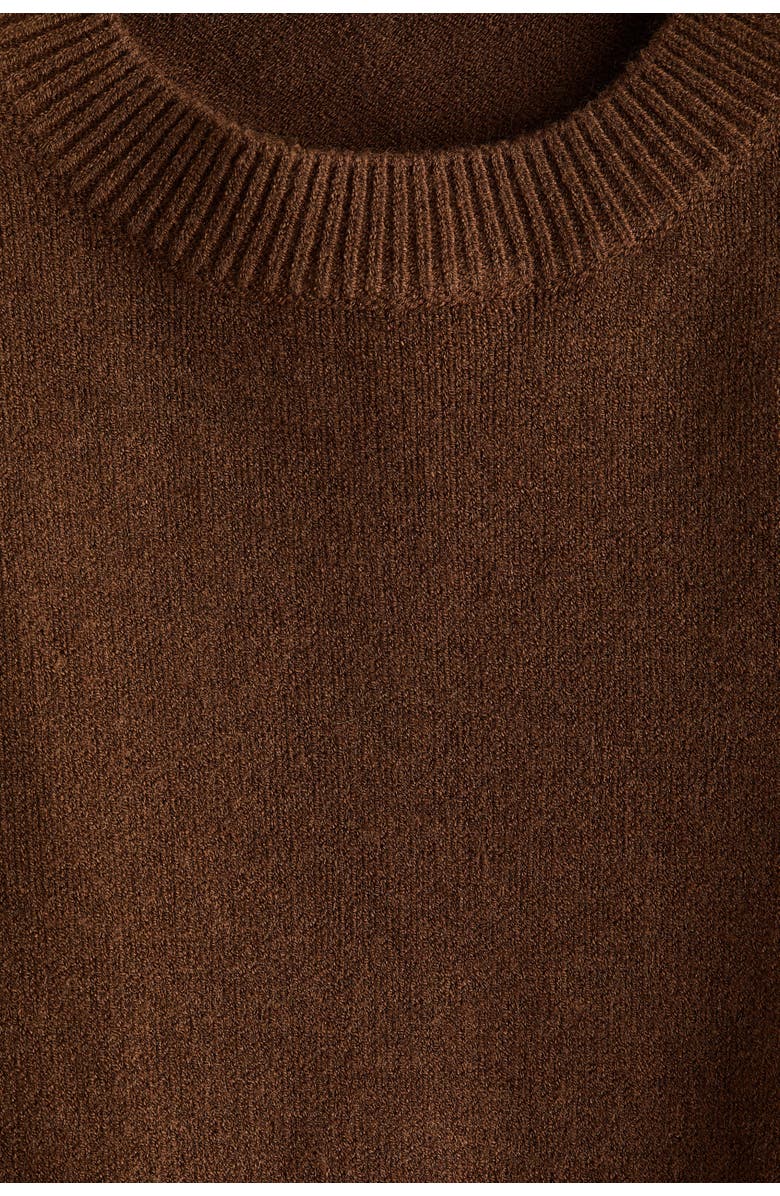 H&M Shoulder-pad Jumper, Alternate, color, Dark Brown