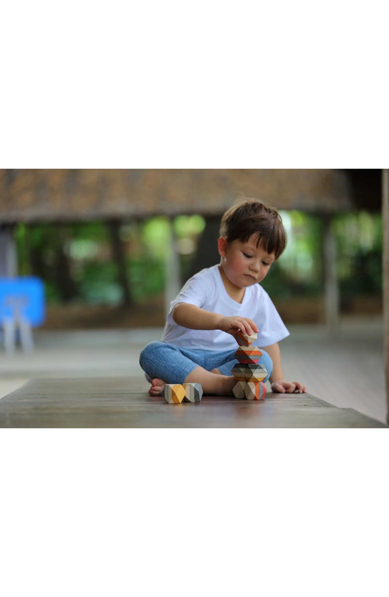 PlanToys<sup>®</sup> Geo Stacking Rocks Playset, Alternate, color, Assorted