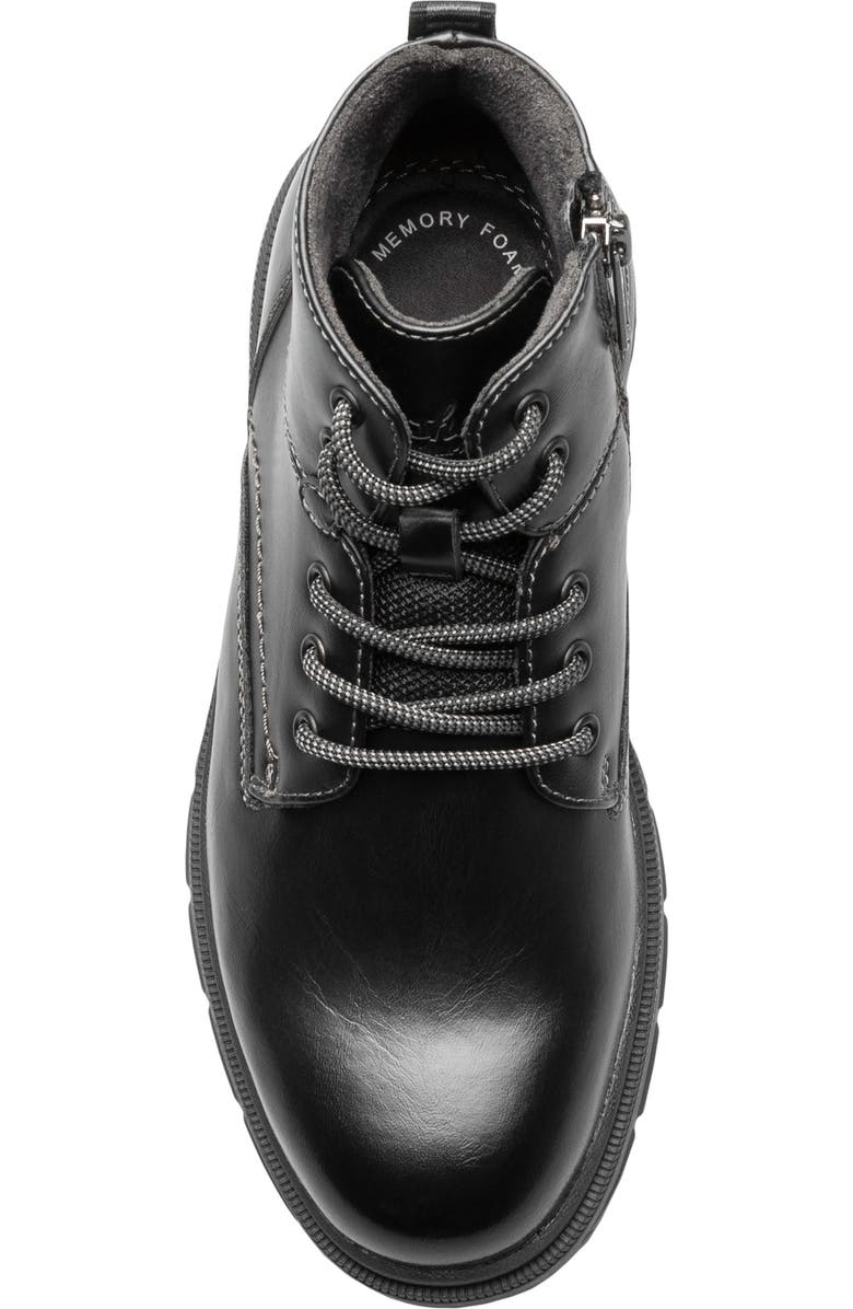 Florsheim Lookout Plain Toe Lace-Up Boot, Alternate, color, Black