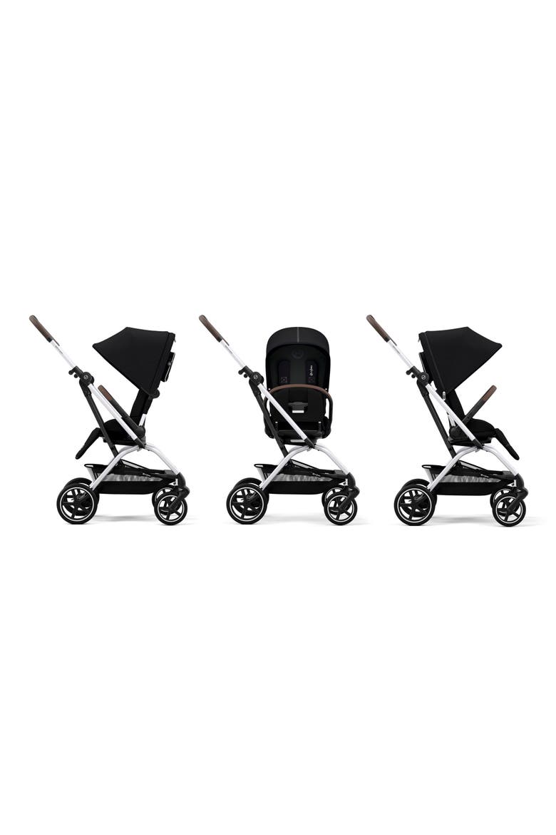 Eezy S Twist+ 2 Stroller, Alternate, color, MOON BLACK