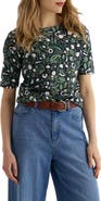 Seasalt Cornwall Poisson Print Organic Cotton T-Shirt