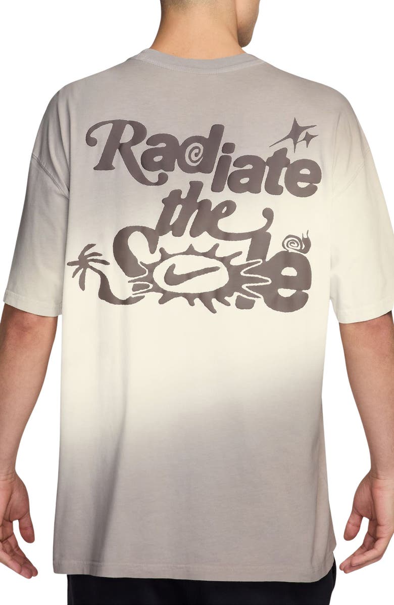 Nike Sportswear Radiate the Sole Cotton Graphic T-Shirt, Alternate, color, Sail/ Moon Particle