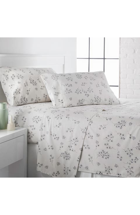 Premium Collection Printed Deep Pocket Sweet Flowers Sheet Set