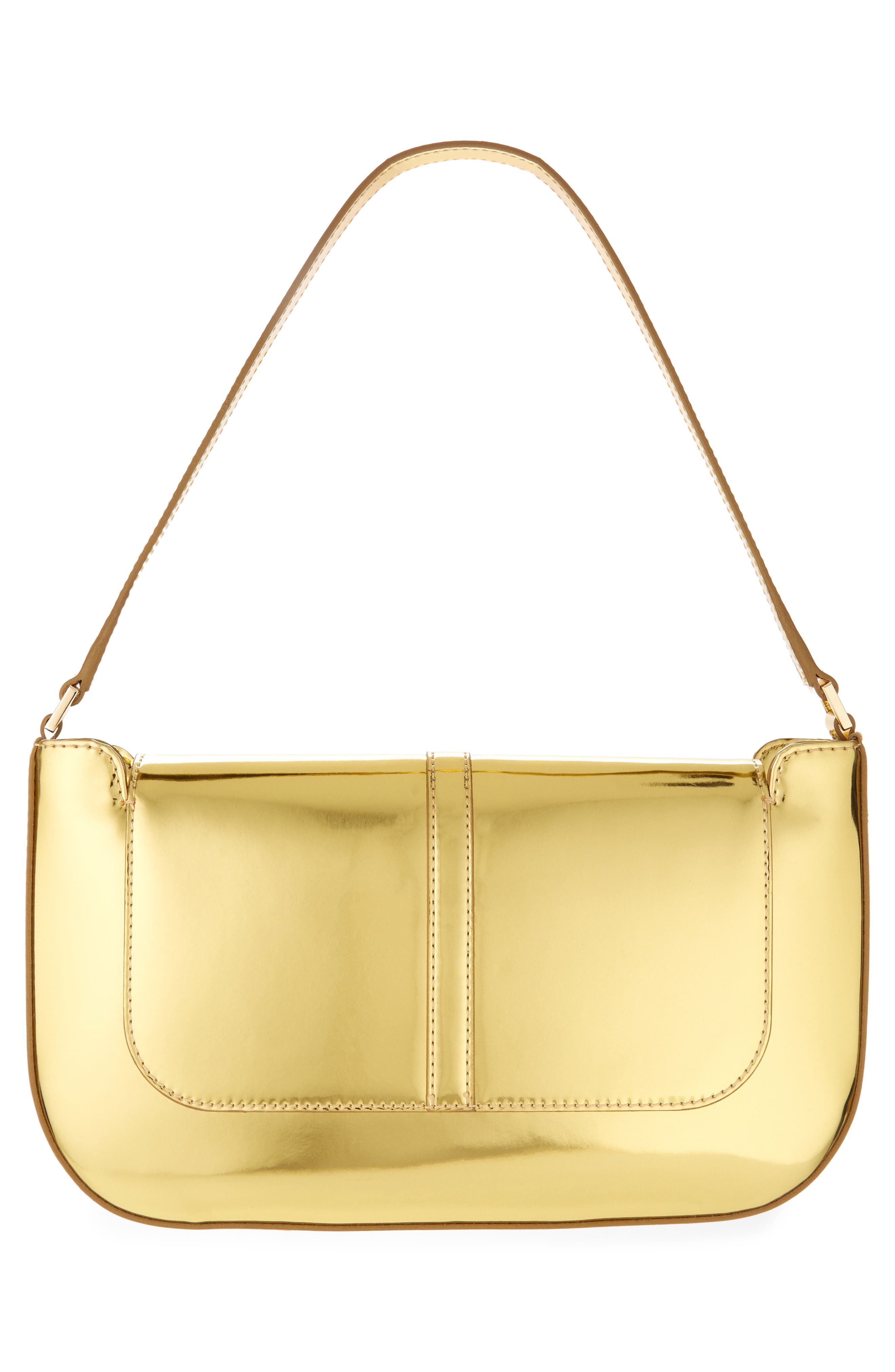 By Far Miranda Faux Leather Baguette Shoulder Bag, Alternate, color, 