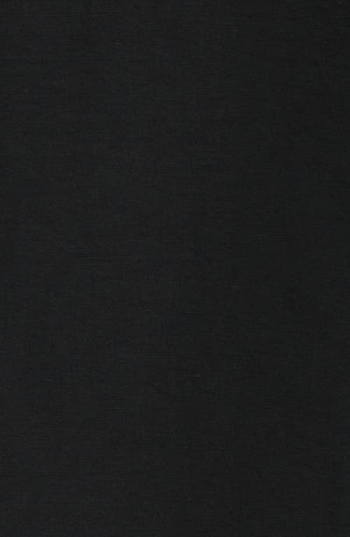 Eileen Fisher Organic Cotton Blend Crop Trench Coat In Black