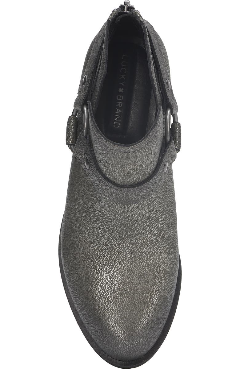 Lucky Brand Boltin Bootie, Alternate, color, Pewter Rock Leather