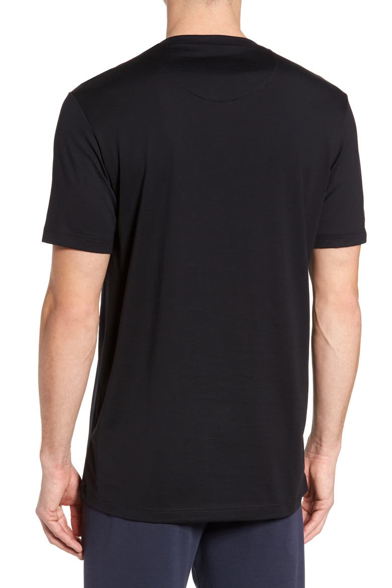 Night and Day Cotton Crew Neck T-Shirt, Alternate, color, BLACK