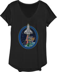 NASA Womens NASA Space Shuttle Mission 116 T Shirt