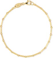 Bony Levy 14K Gold Beaded Chain Bracelet