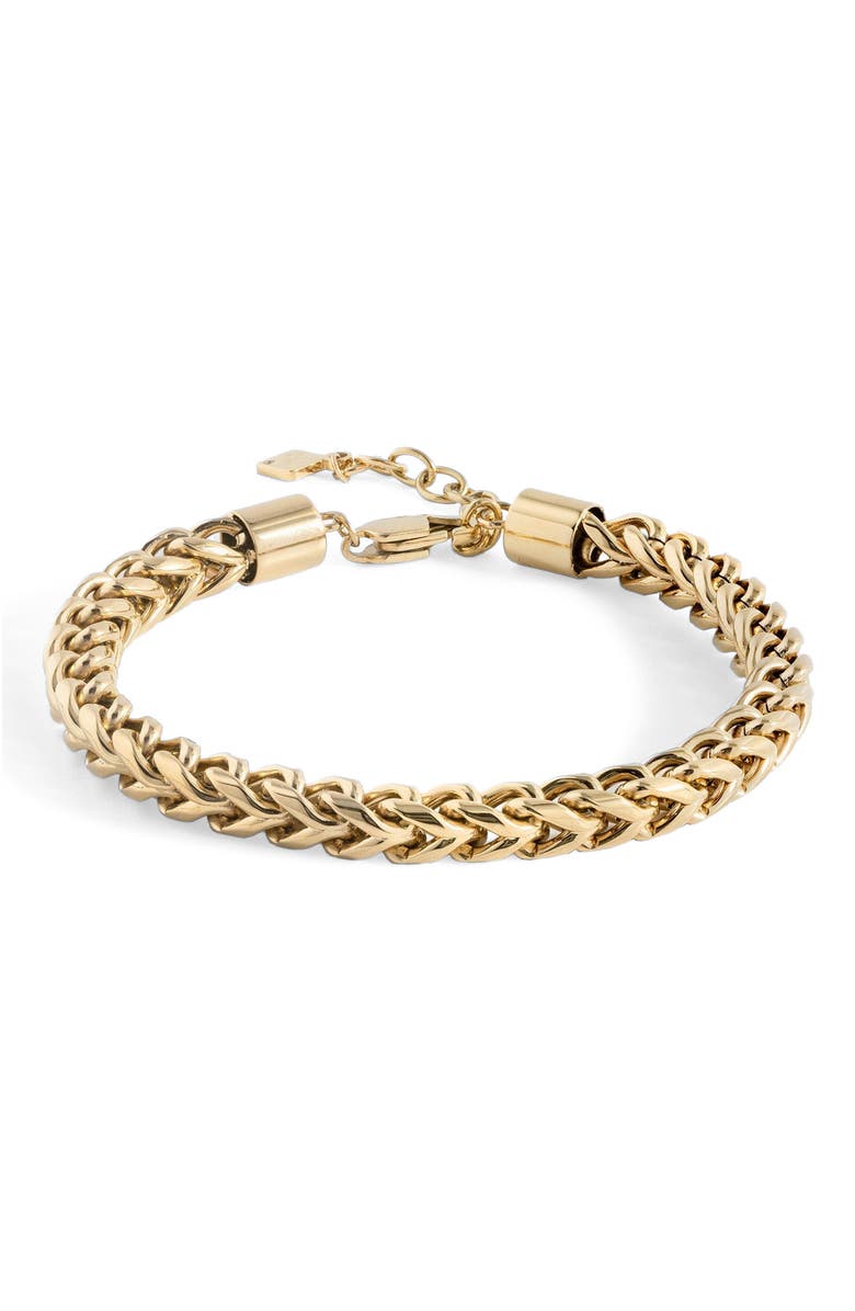 Alex and Ani Wheat Chain  Bracelet, Main, color, Gold