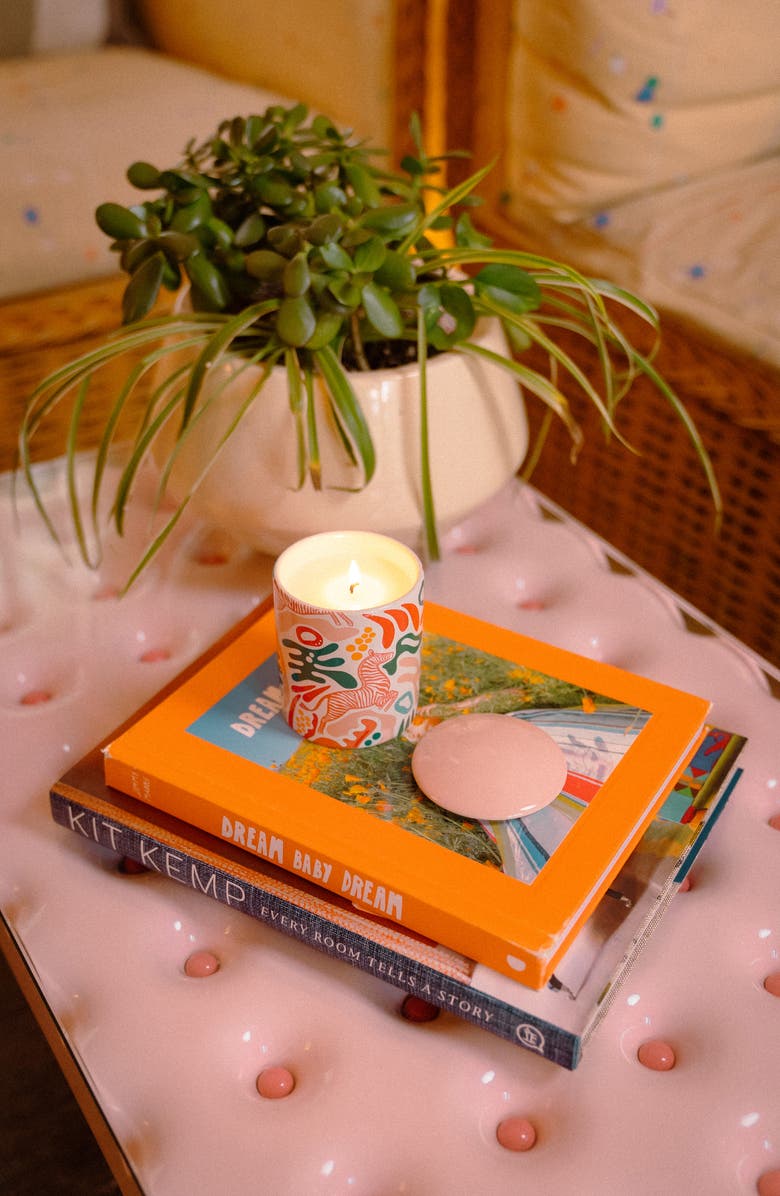 L'or de Seraphine x Sir Candle Man Soft Life Medium Ceramic Jar Candle, Alternate, color, 