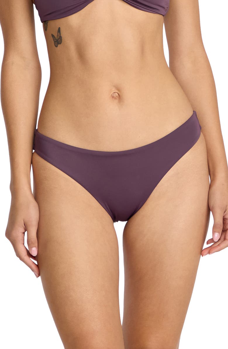 Volcom Simply Seamless Hipster Bikini Bottoms, Main, color, Purple Passion