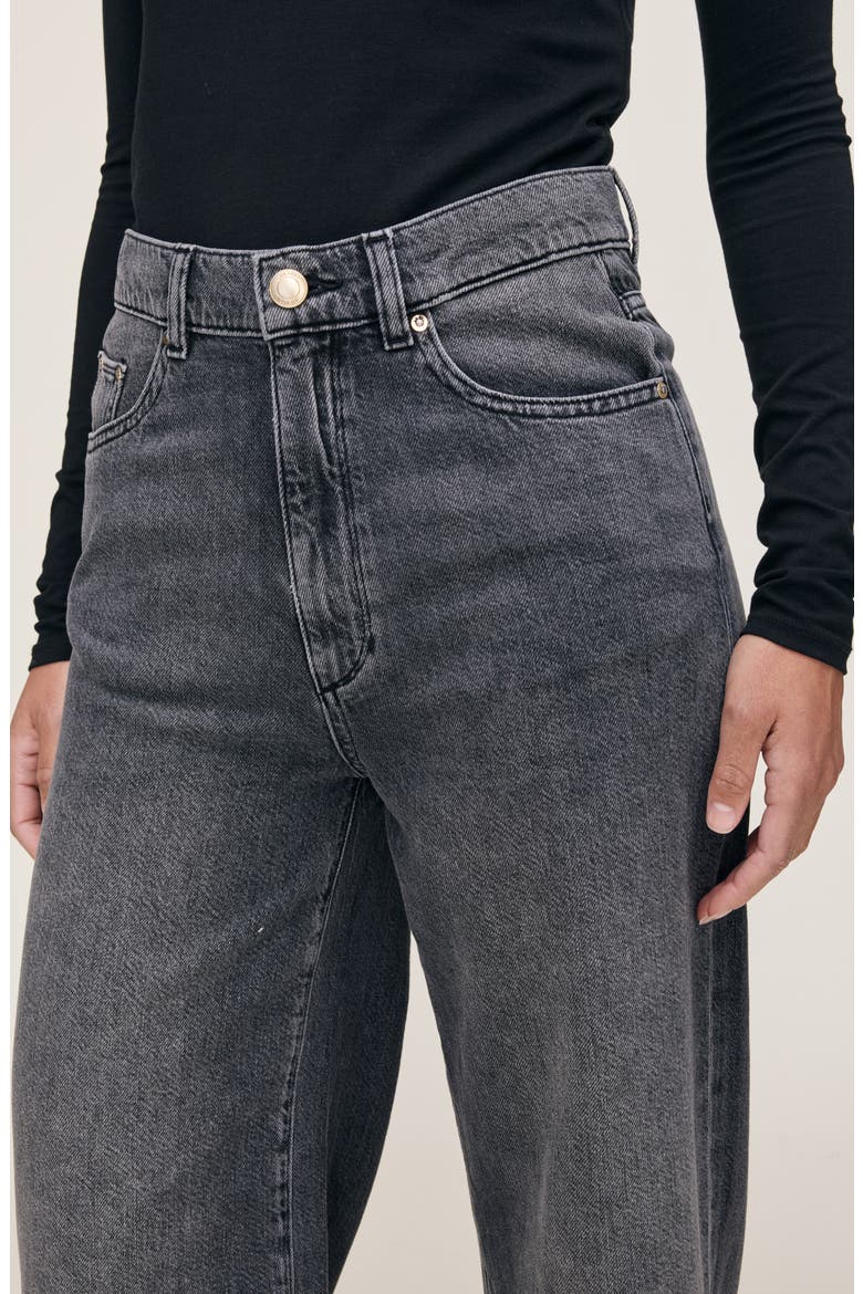 Hepburn Wide Leg Aura High Waist Ankle Jeans, Alternate, color, NIGHTSHADE AURA