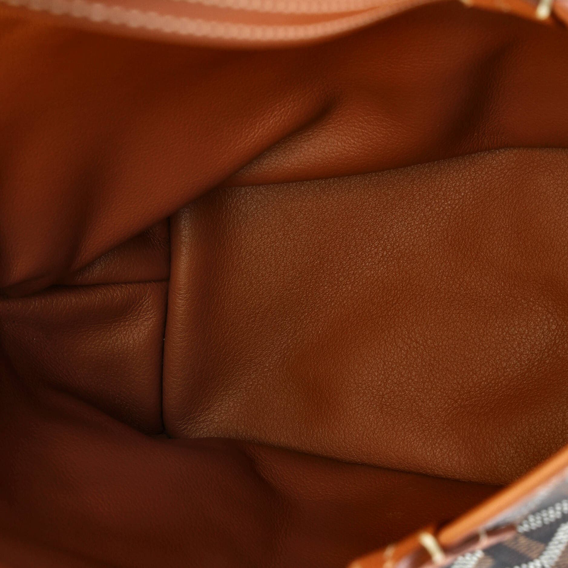 Pre-Owned Goyard Anjou Reversible Tote Printed Coated Canvas Mini, Alternate, color, Brown