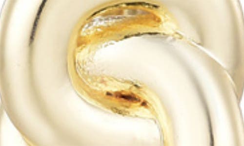 Adornia Knot Stud Earrings In Gold