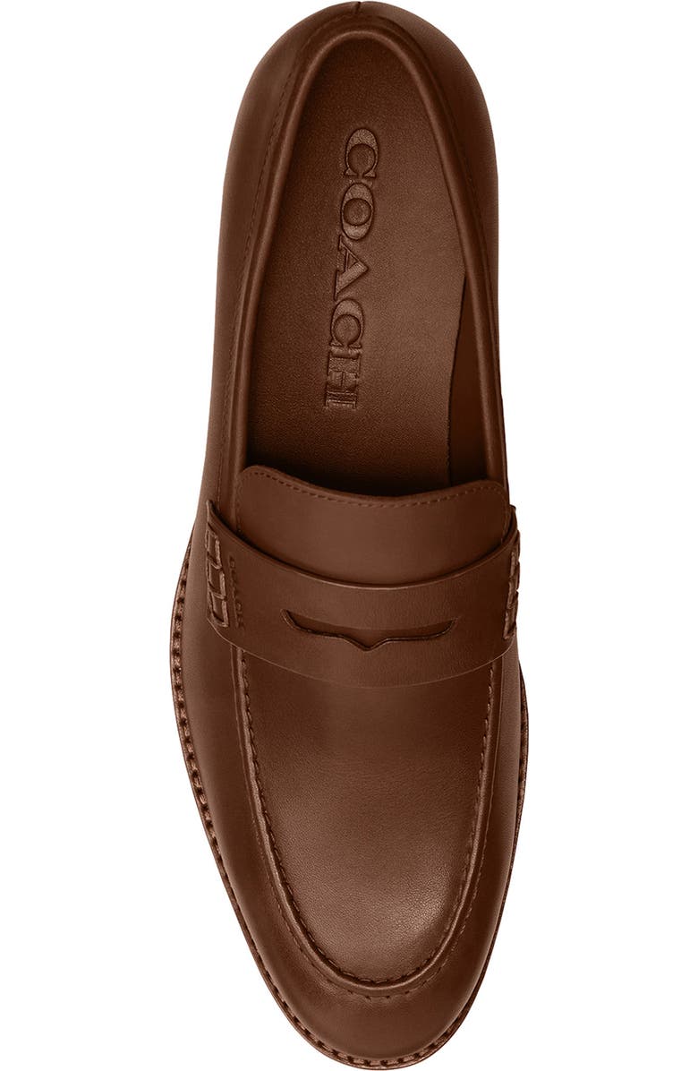 COACH Penny Loafer, Alternate, color, Saddle