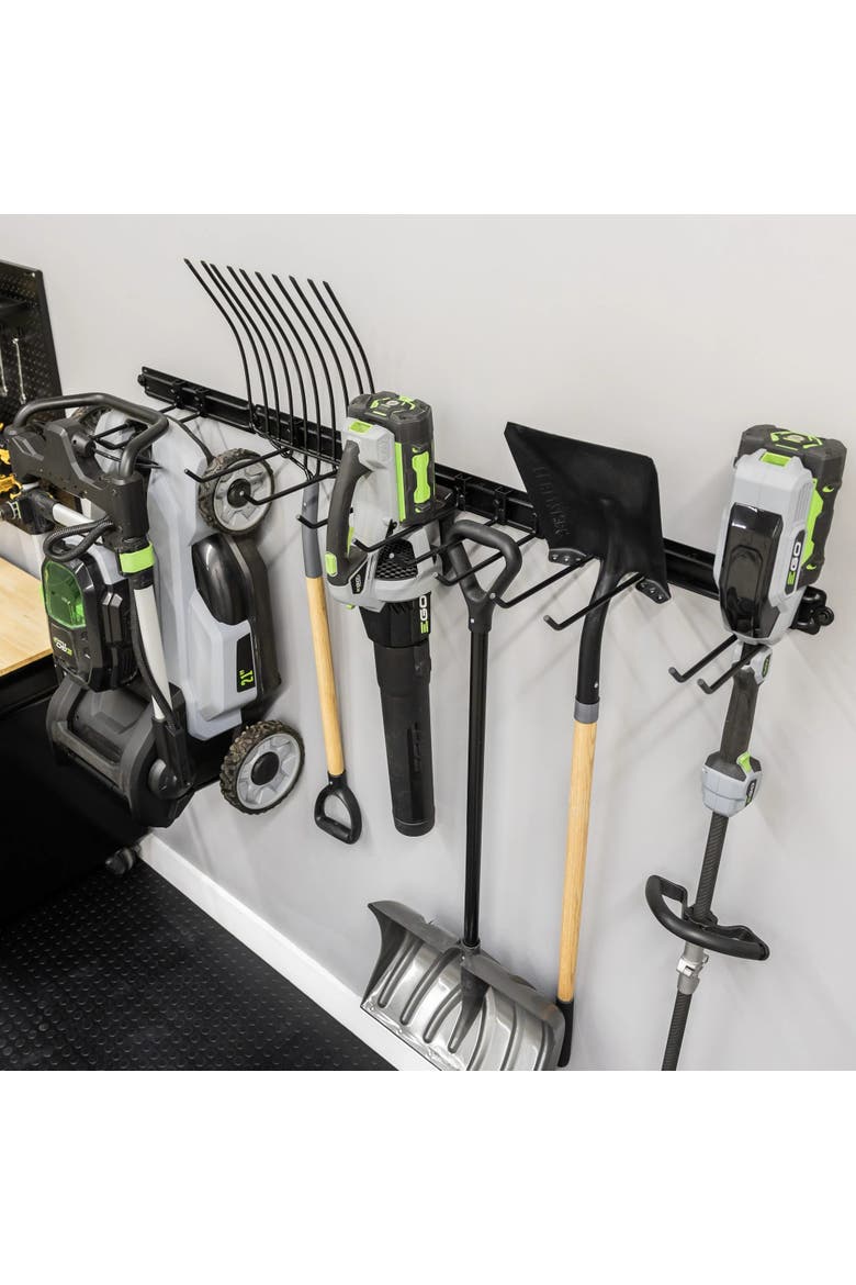 64" Modular Multi-Use Adjustable Garage Organizer -Holds 600 lbs, Alternate, color, Black