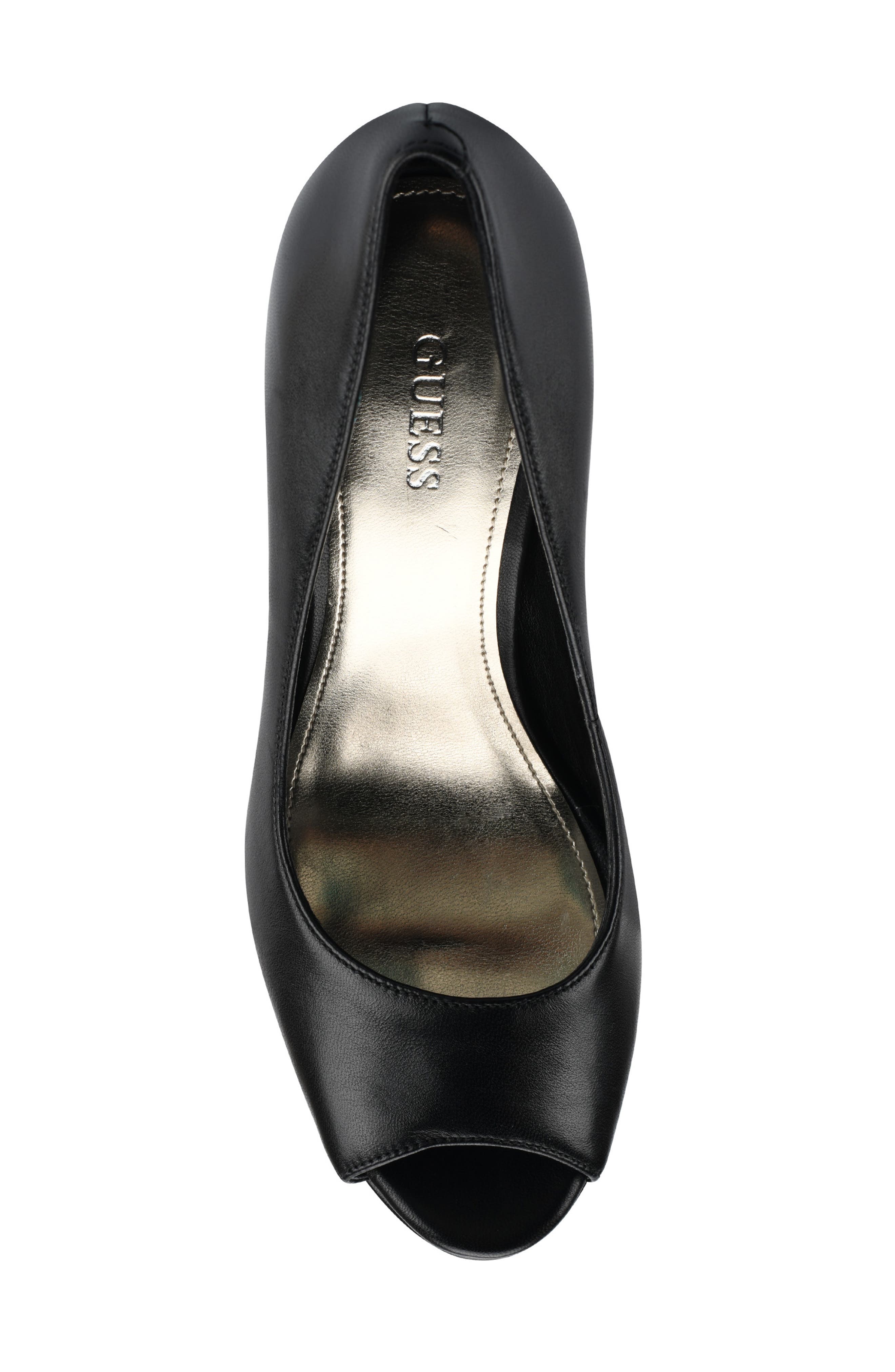 GUESS Cacei Peep Toe Platform Pump, Alternate, color, 