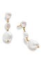 Nura Reef Triple Freshwater Pearl Drop Earrings