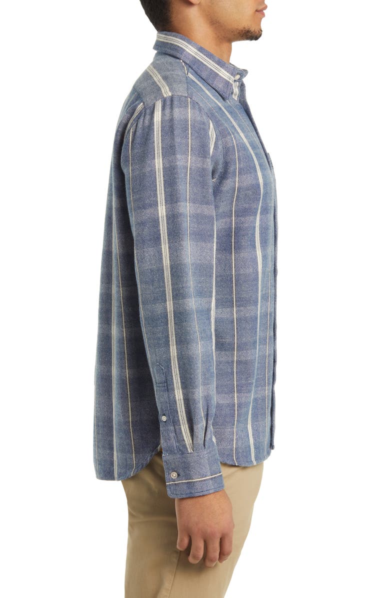 ORIGINAL MADRAS TRADING COMPANY Madras Plaid Button-Up Shirt, Alternate, color, 